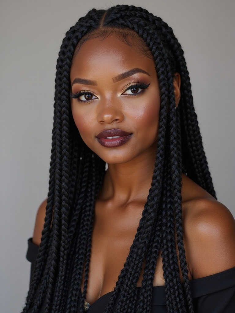 timeless chic braided hairstyle