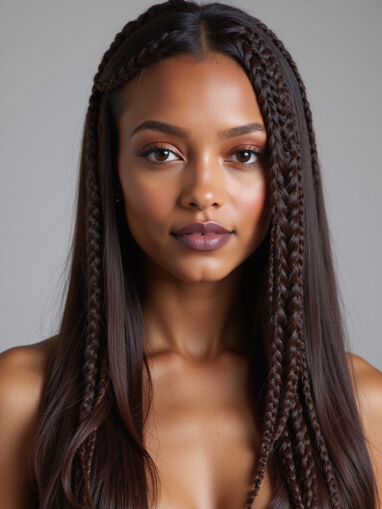 timeless three strand braid elegance