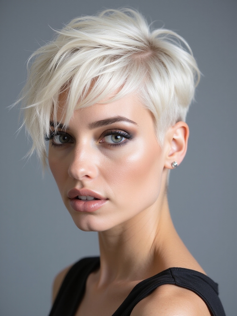 trendy textured pixie cuts