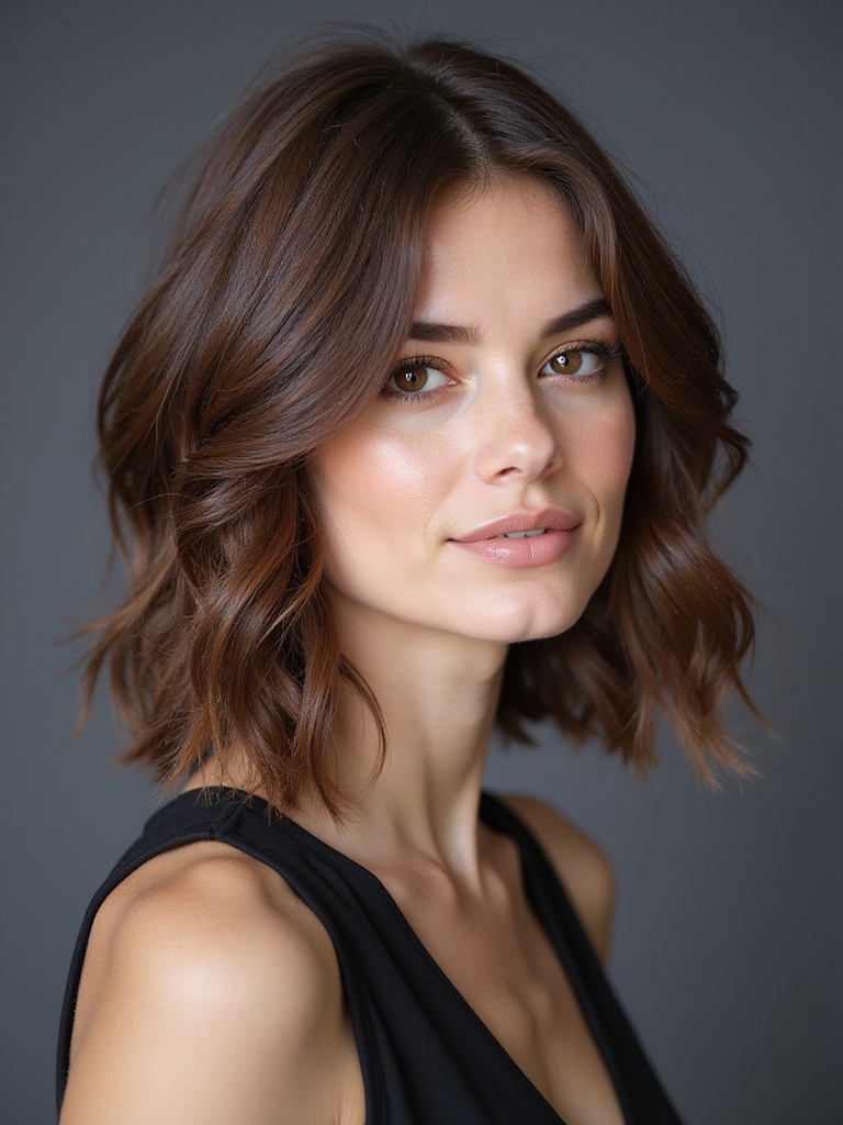 versatile lob haircut style