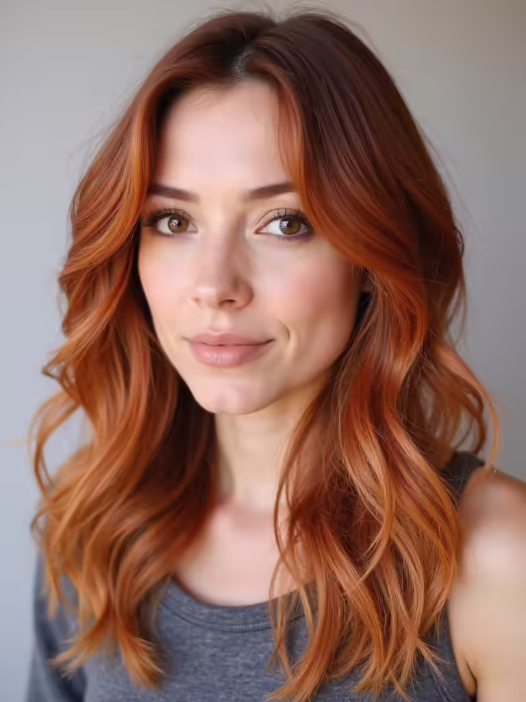 vibrant copper hair care
