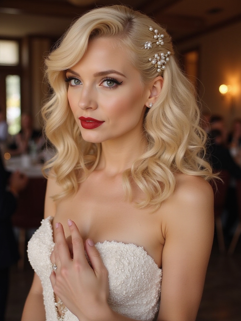 vintage hollywood wedding elegance