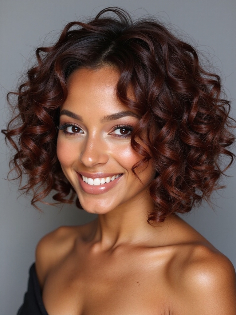 adapting choppy haircuts curly