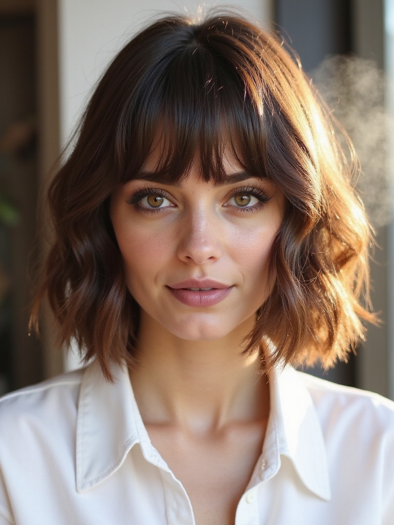 bangs enhance daily style