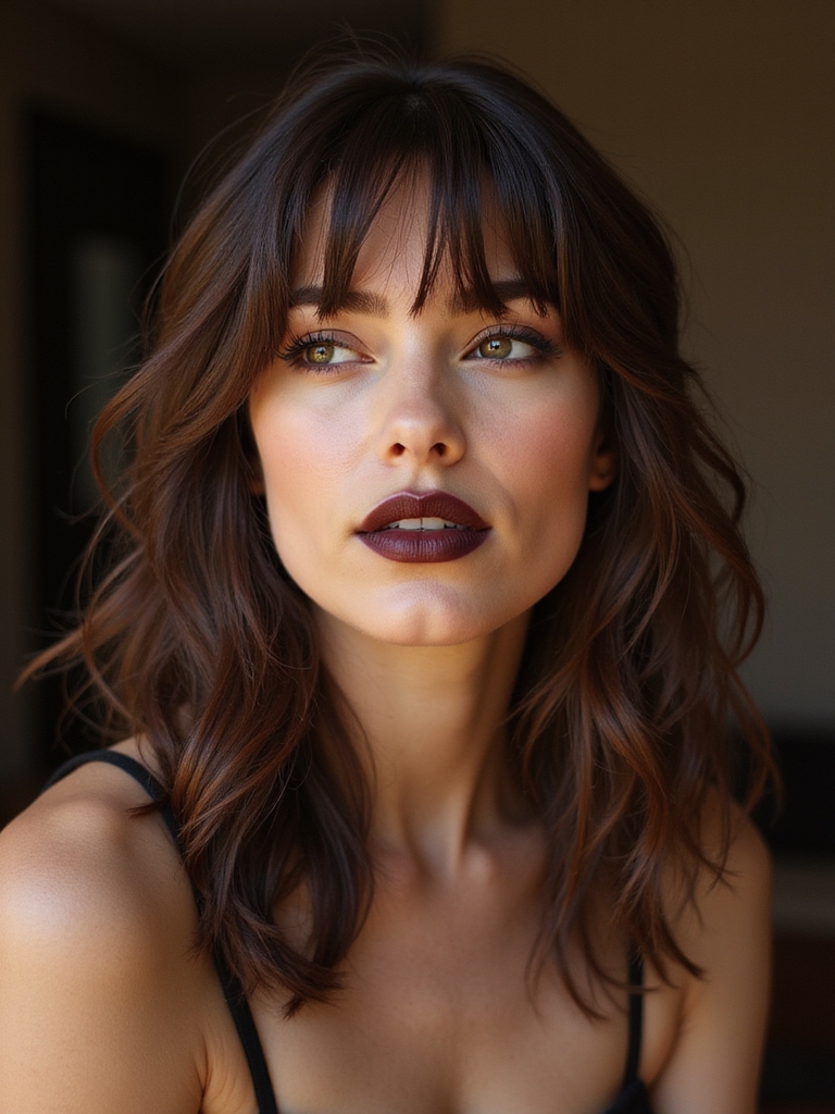 bangs enhance eye allure