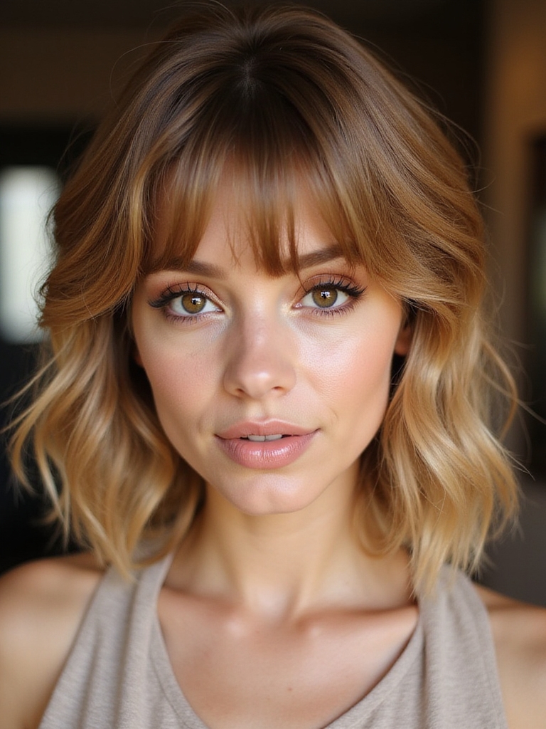 bangs for face shapes