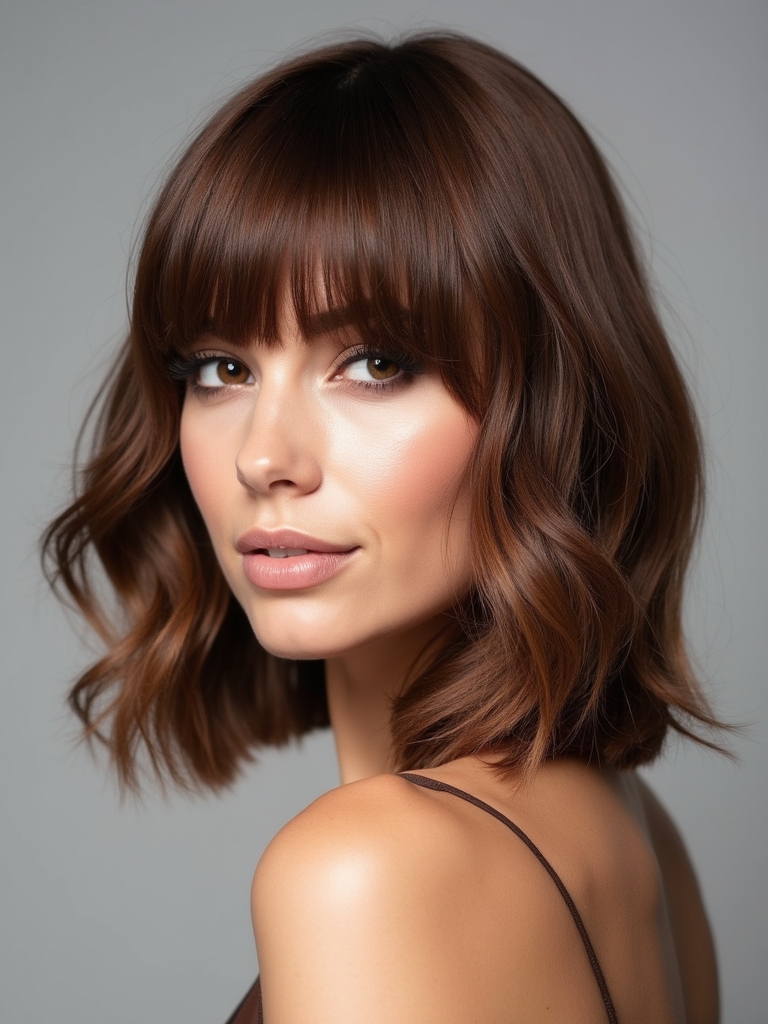 blow drying for stylish finish