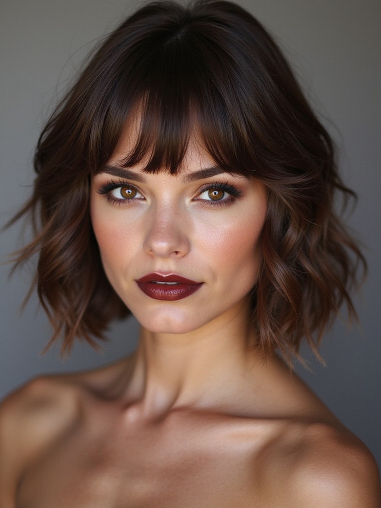 blunt vs wispy bangs