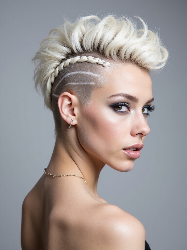 bold edgy undercut hairstyle