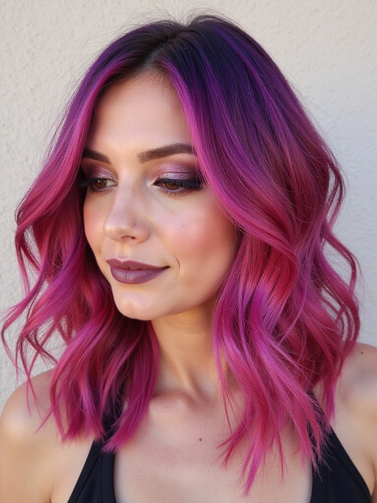 bold hair colors year round