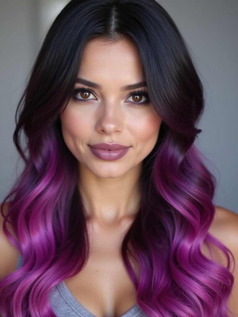 bold vibrant hair transformation