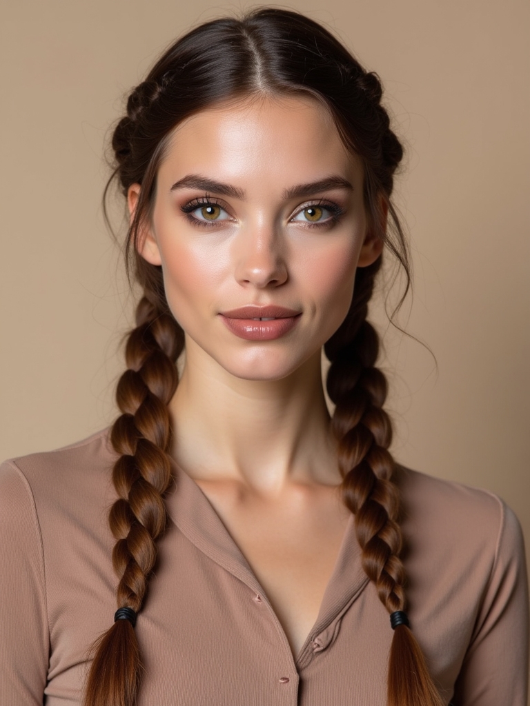braided ponytails made easy