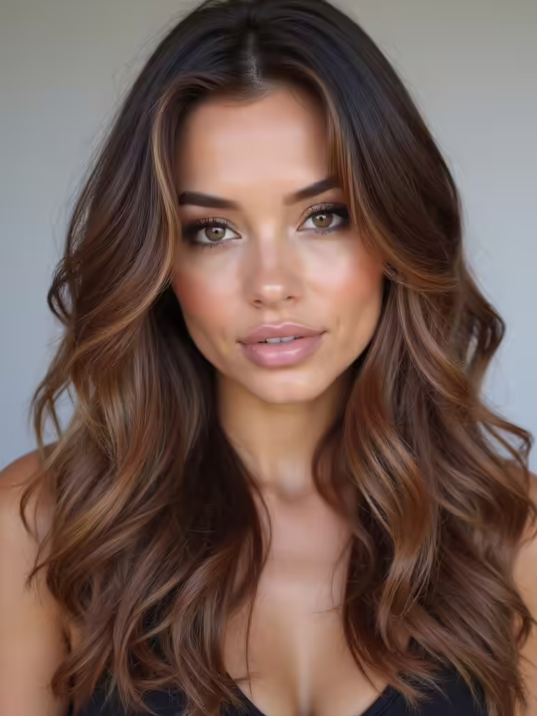 cacao caramel hair highlights
