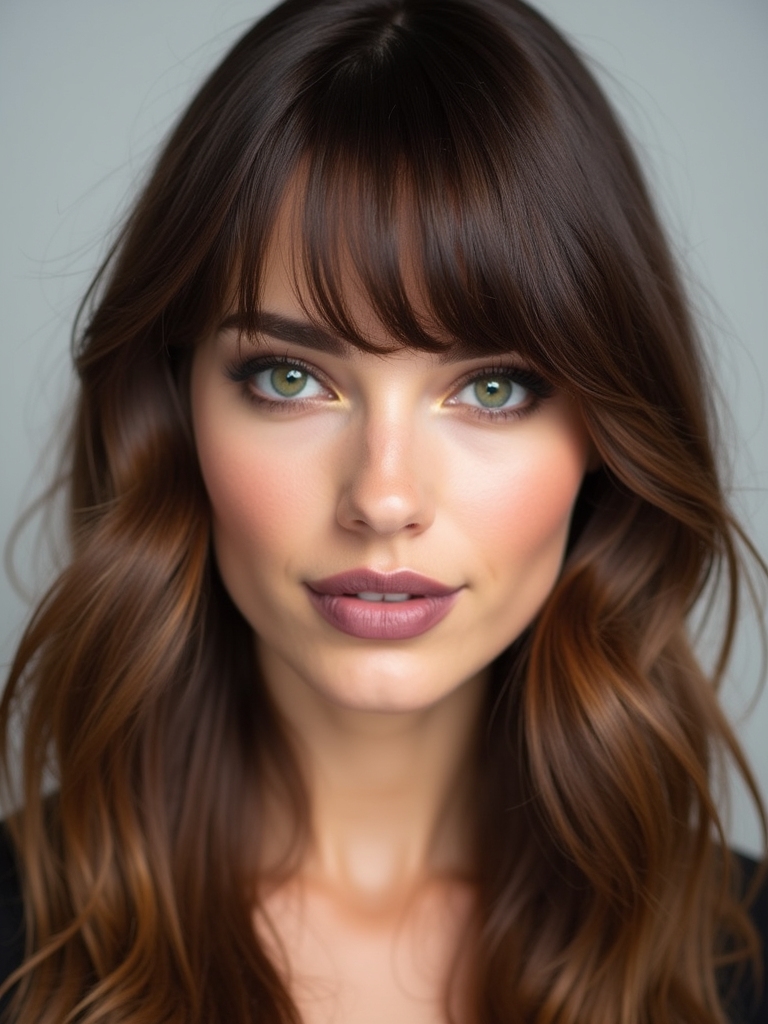 celebrity bang style inspiration