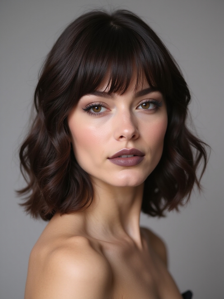 celebrity bangs hairstyle inspirations