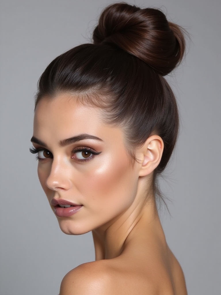 celebrity bun inspiration styles