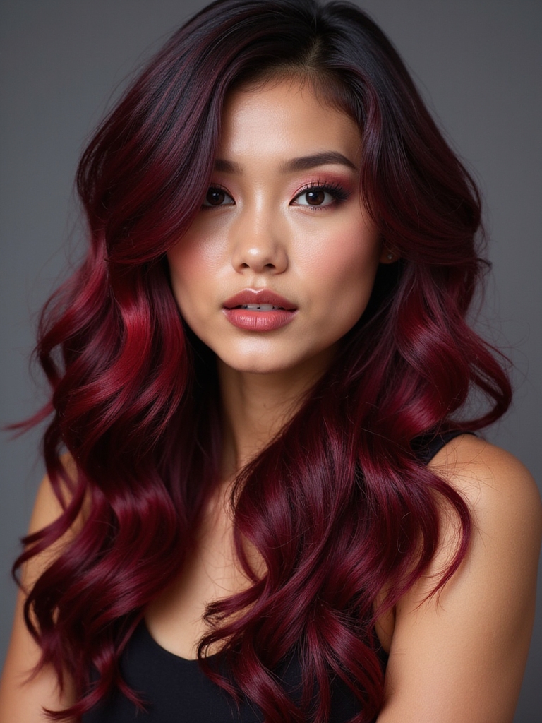 cherry cola hair transformation