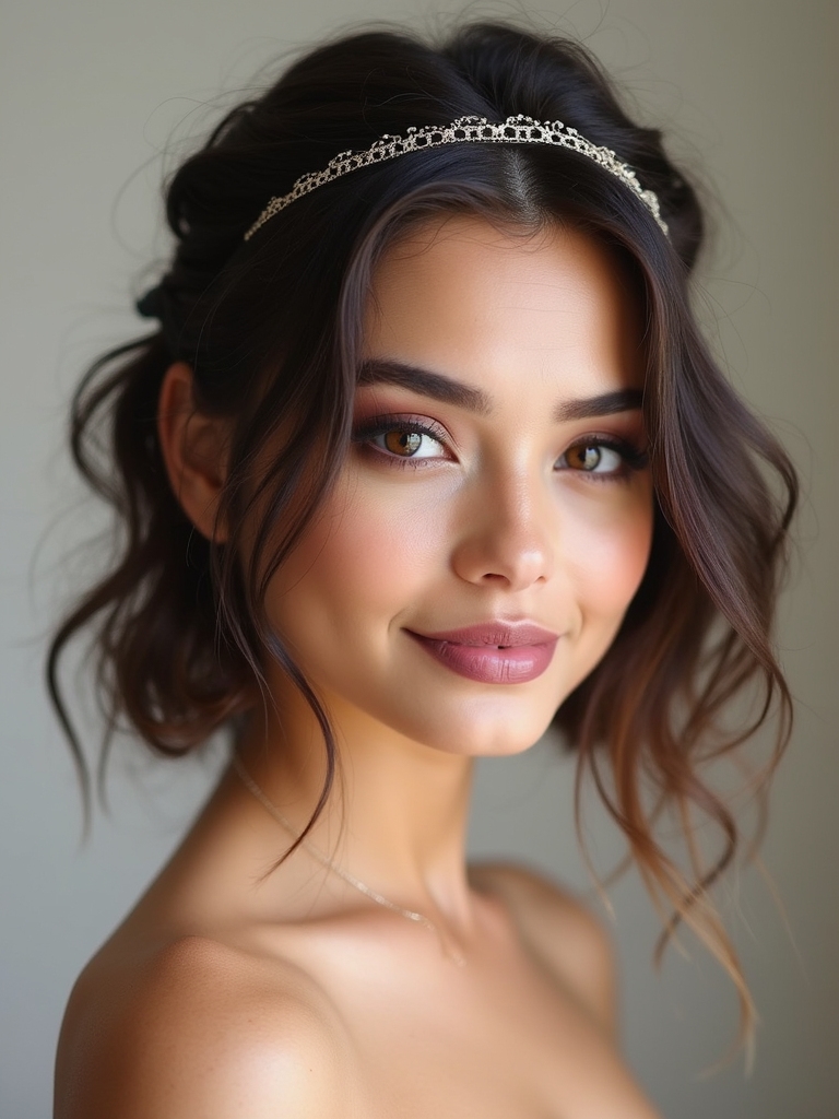 chic short shaggy hairstyle