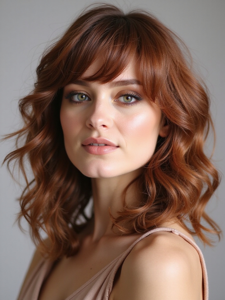 curly long shag styling techniques