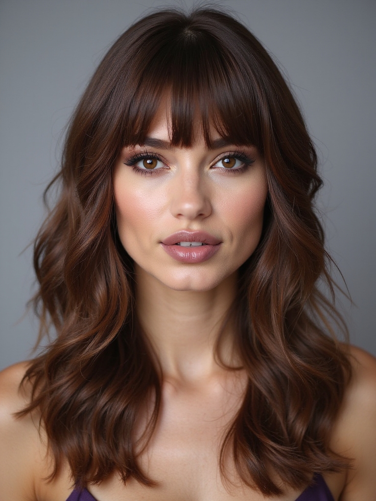 curtain bangs for versatility