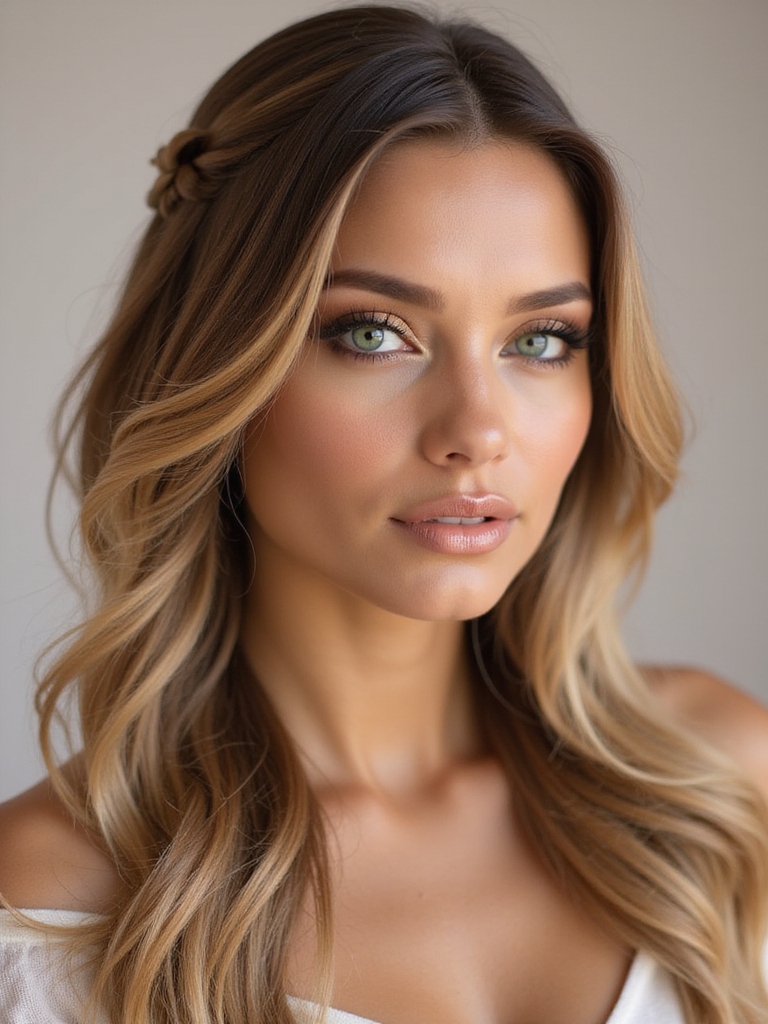 effortless half braided styles