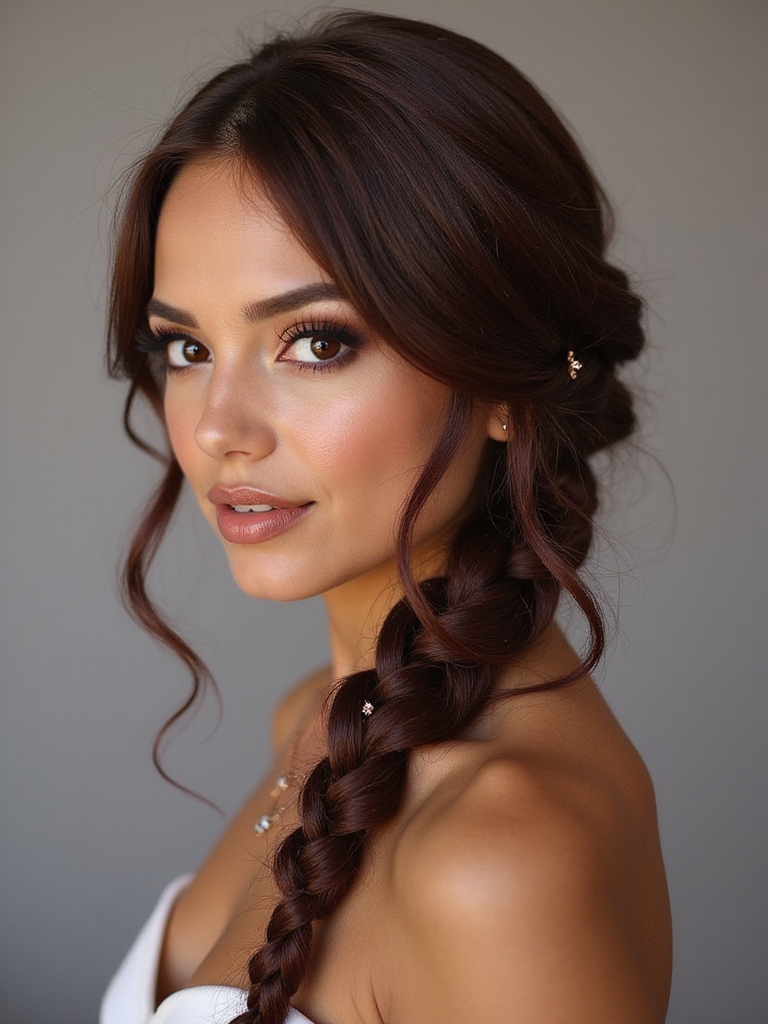 elegant creative hairstyle transformation