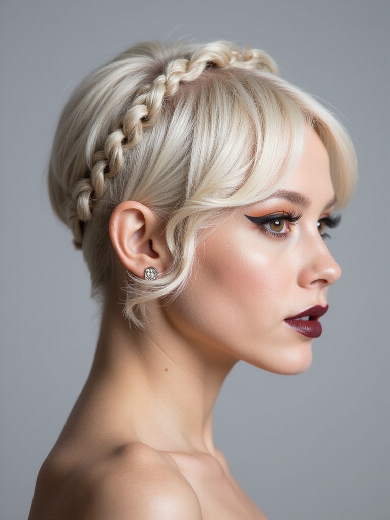 elegant retro finger waves