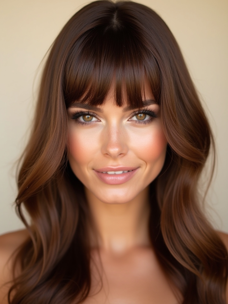 embrace playful bang styling