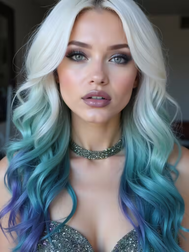 enchanting cool toned elegance