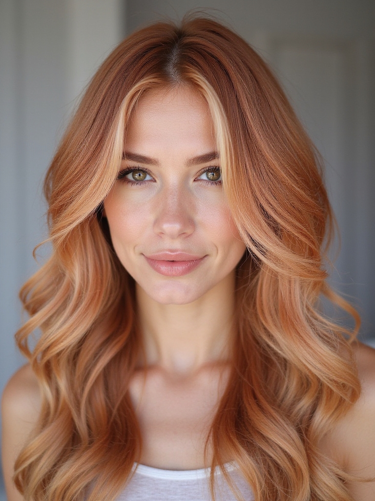 enchanting radiant strawberry blonde