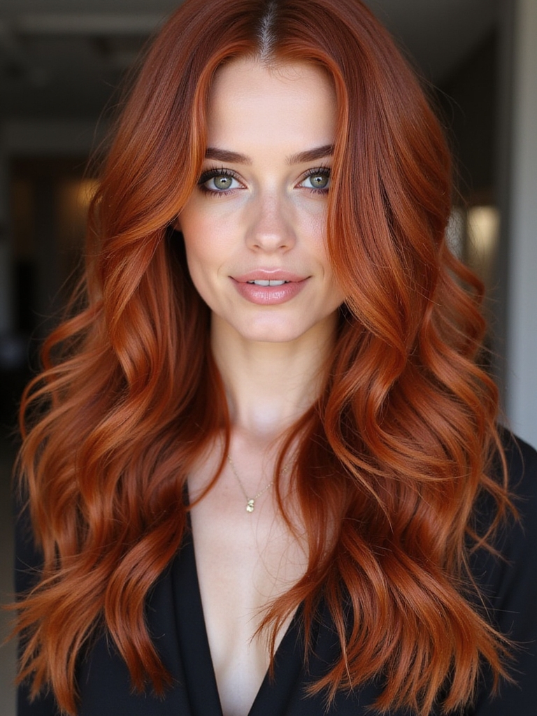 enhance red copper hair