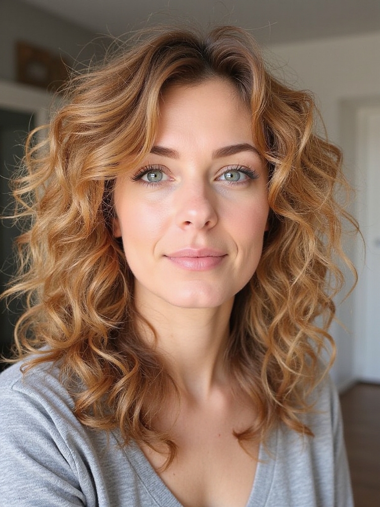 enhanced curly hair products