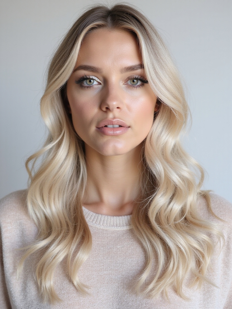 ethereal pearl blonde enchantment