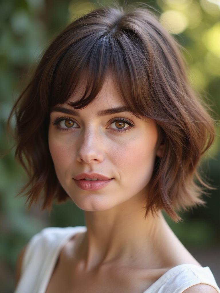 face shapes influence bangs