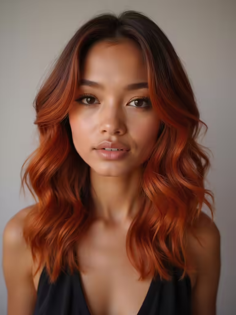 fiery copper red allure