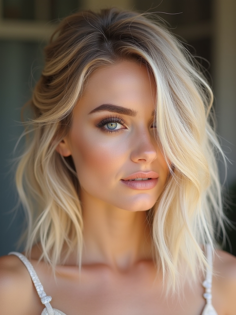 flirty side braid accents