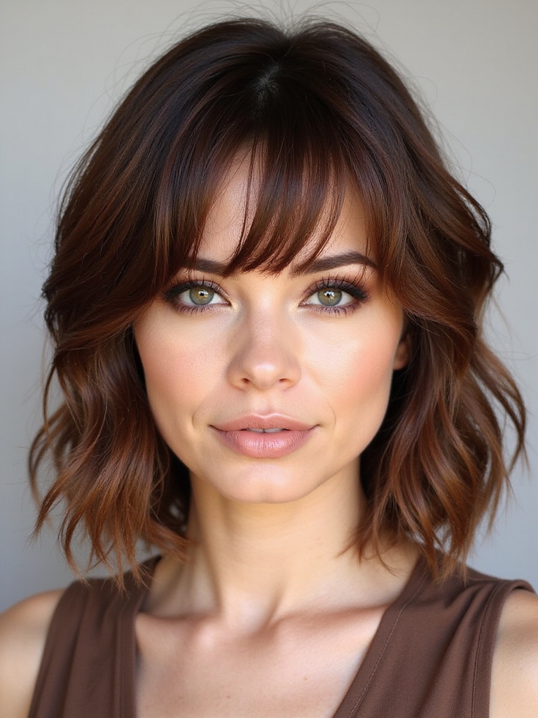 fringe enhances hair volume