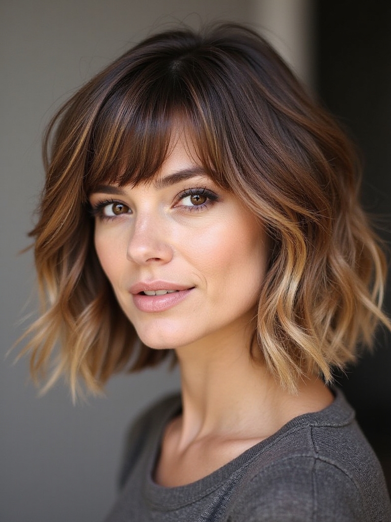 generational shag hairstyle confidence