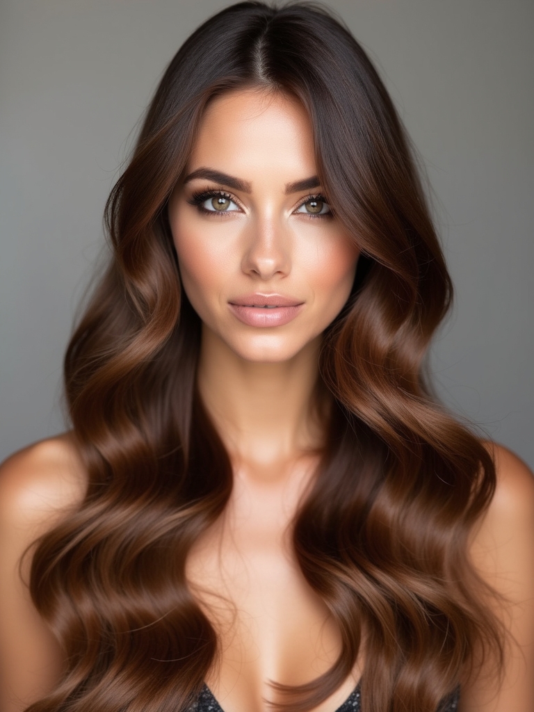 healthy hair enhances color