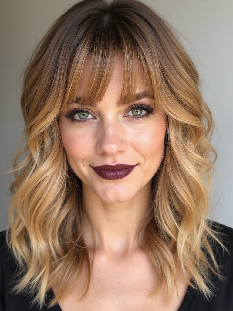 instant transformation with bangs