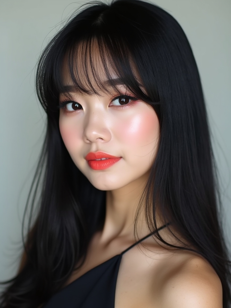 korean bangs influence global trends