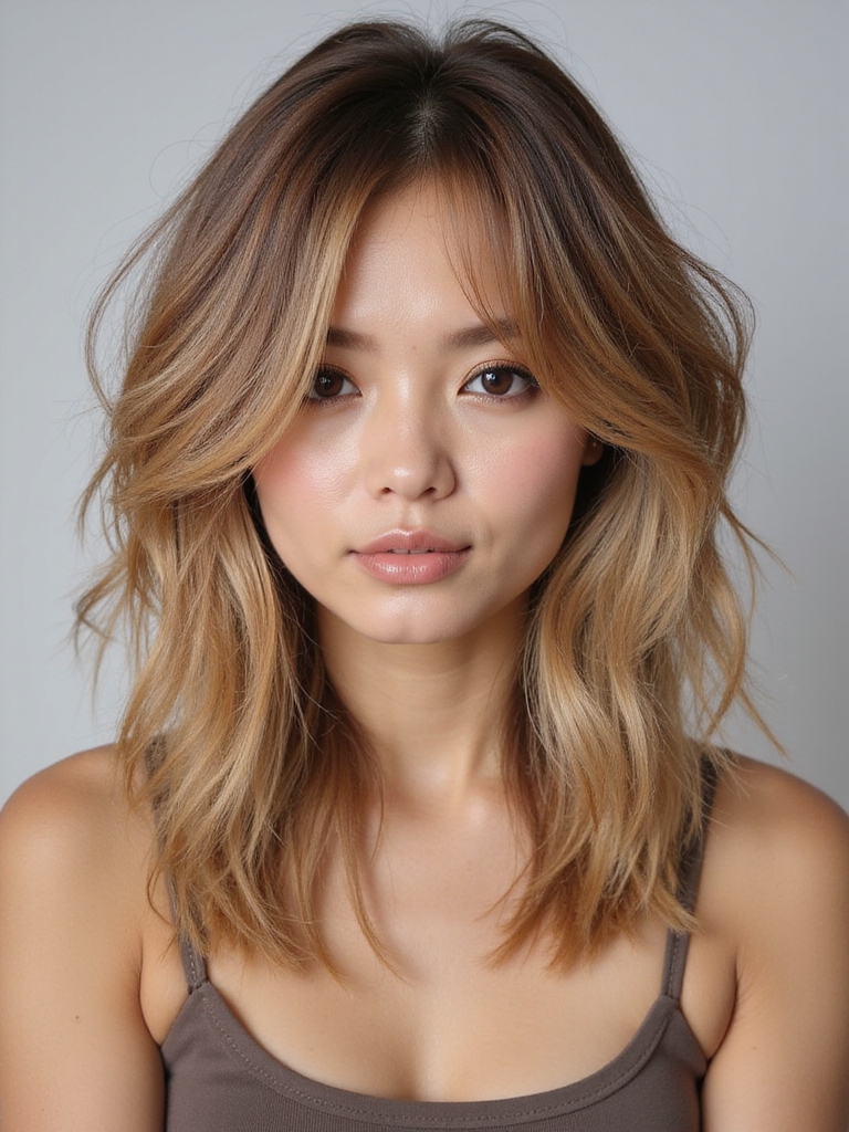 layering promotes textured hairstyles