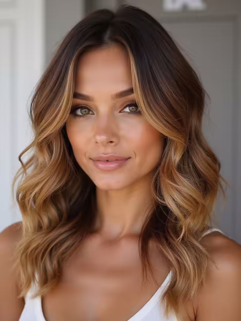 lustrous golden bronde glow