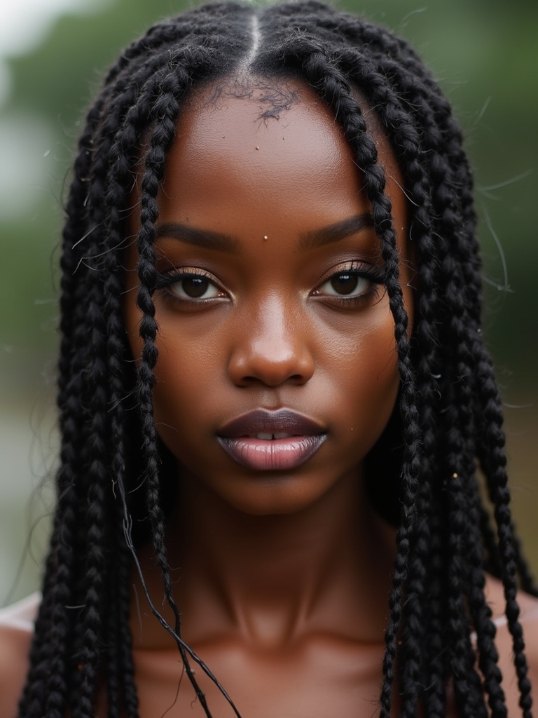 maintain braids in rain