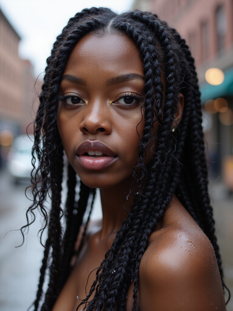 messy braids for everyone