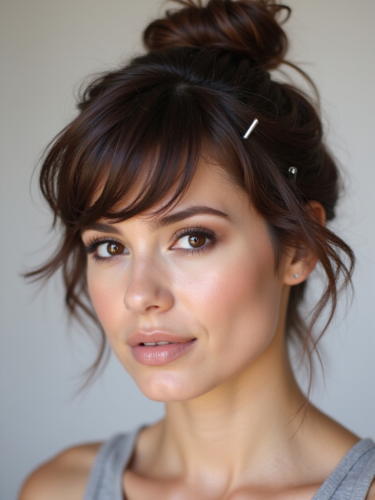 messy bun hair products