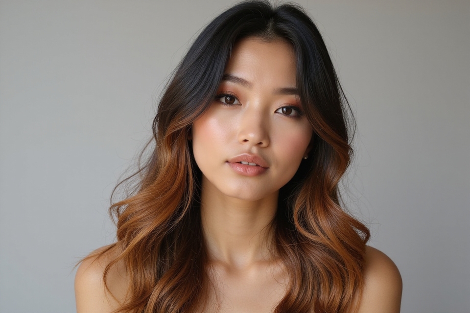 natural asian hair shades