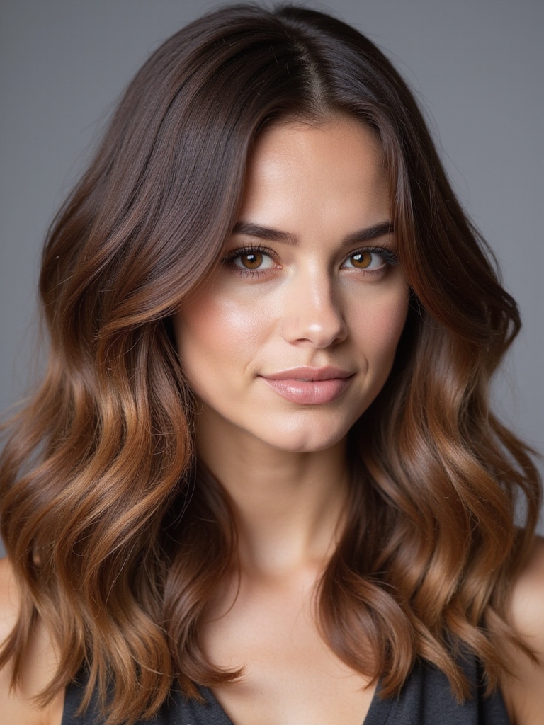 natural low maintenance hair highlights