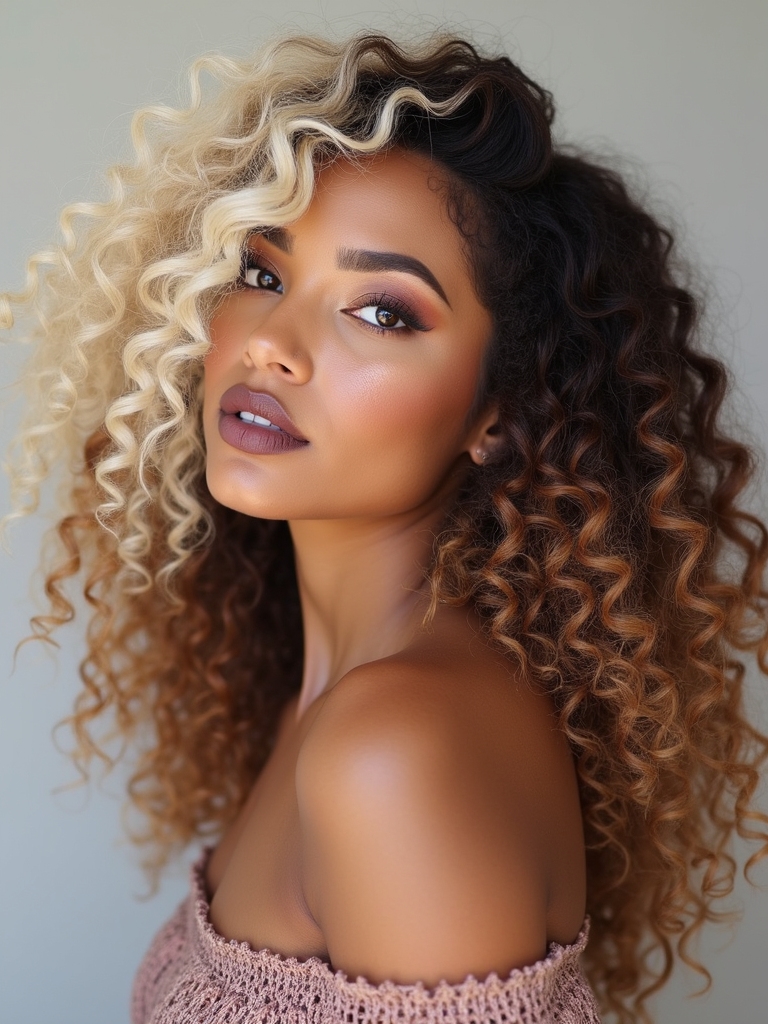 oreo inspired curly hairstyles
