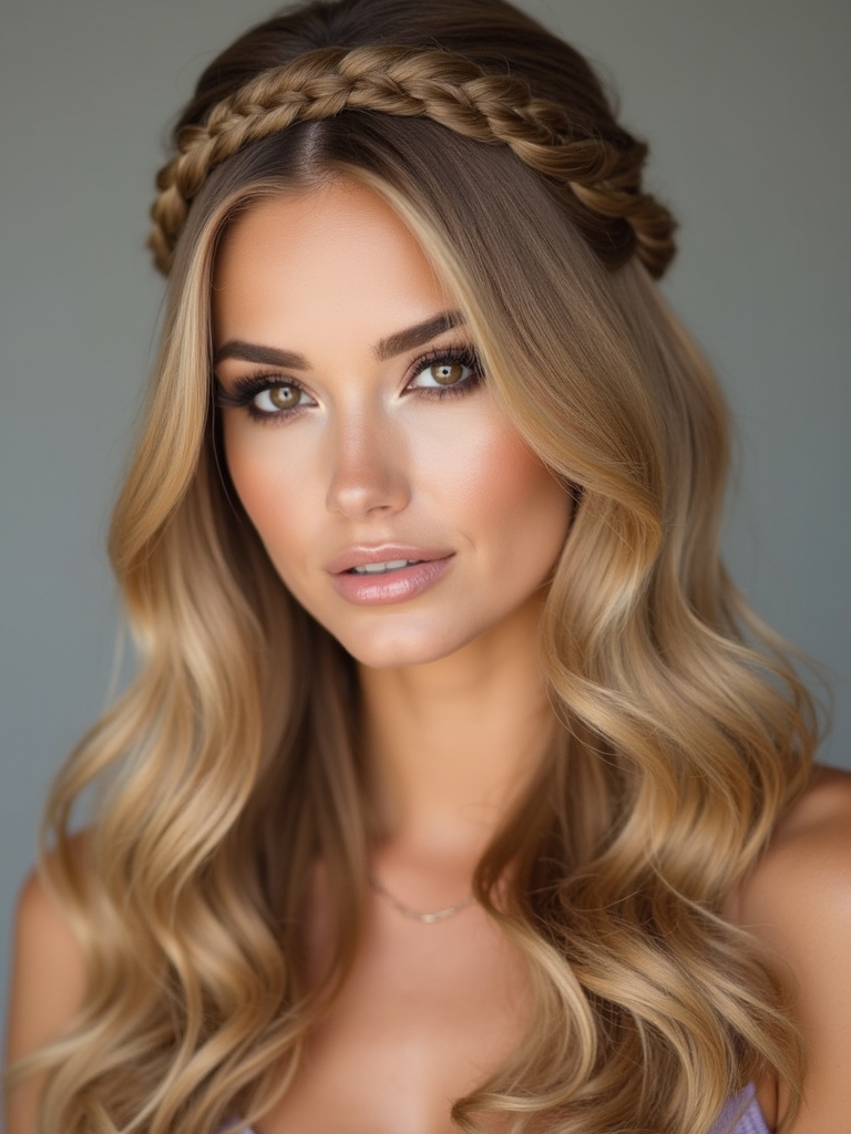 perfectly pinned prom hairstyle
